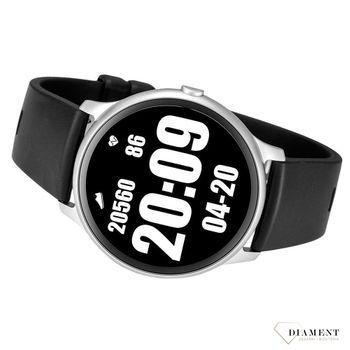 Smartwatch męski Rubicon 'Silver & black' RNCE61SIBX05AX (3).jpg
